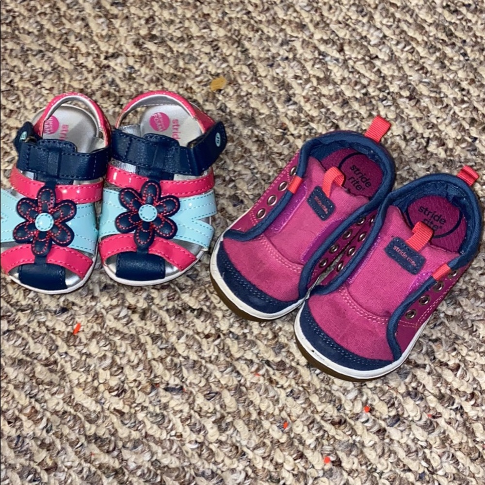 StrideRite toddler girls shoes sizes 3-5